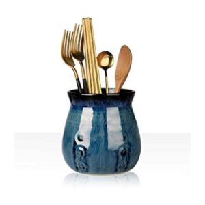 Soporte de cerámica para utensilios de porcelana fácil de_1