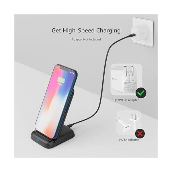 Soporte de carga inalámbrico con certificación Qi de 10 W_3