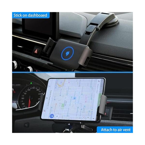 Soporte de cargador de coche inalámbrico compatible con