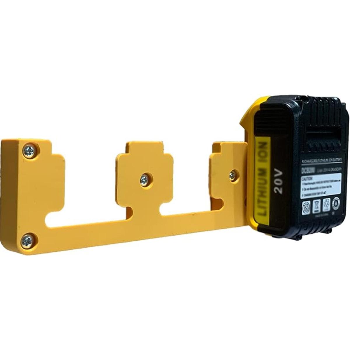 Soporte de batería compatible con DeWalt de 20 V soporte