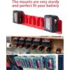 Soporte de batería para baterías Milwaukee M18 de 18 V