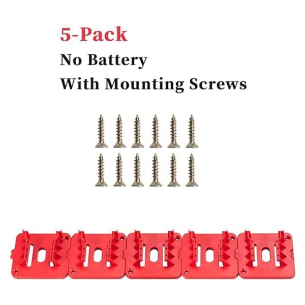 Soporte de batería para baterías Milwaukee M18 de 18 V