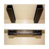 Soporte de bambú para portátil debajo del escritorio con_2