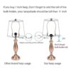 Soporte de arpa para lámpara de 7 pulgadas y base de luz_6