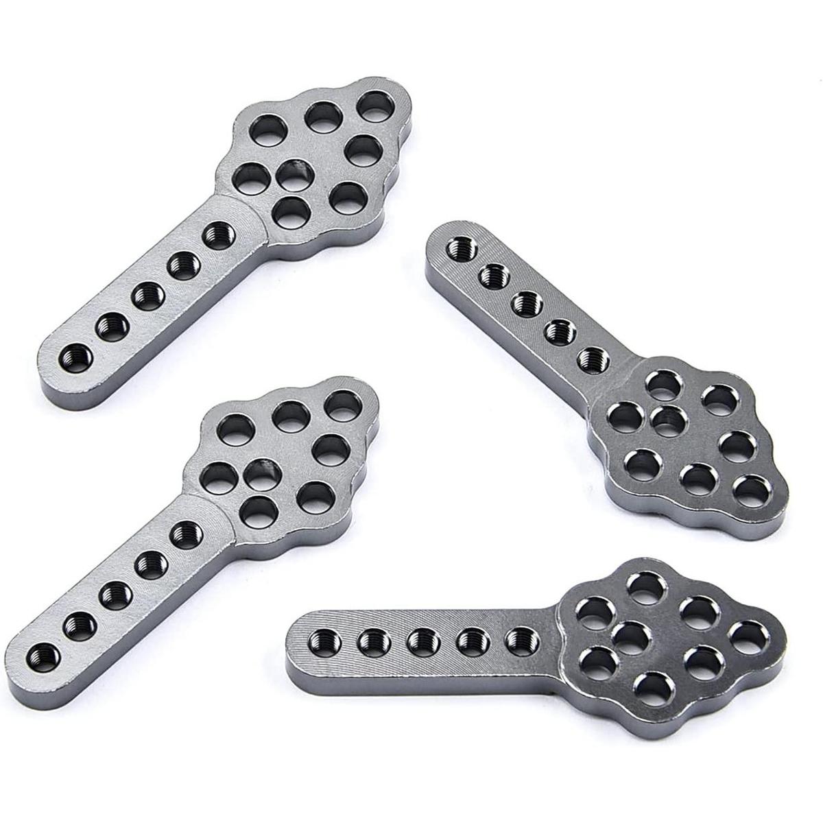 Soporte de amortiguador de coche CNC de metal RC ajustable