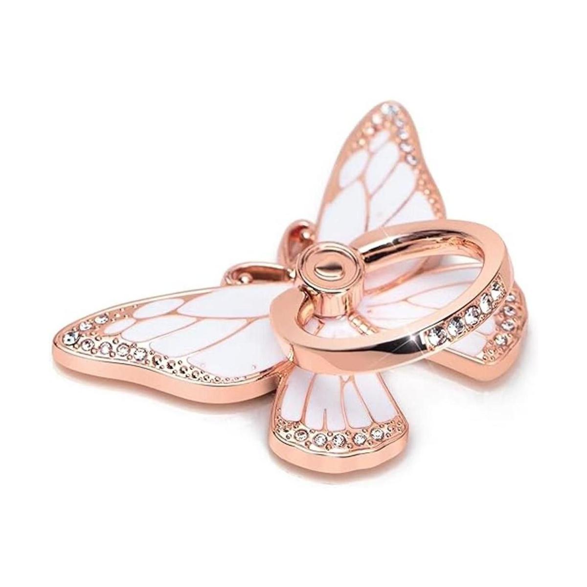 Soporte de anillo de mariposa para teléfono celular