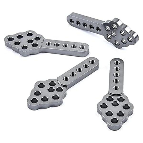 Soporte de amortiguador de coche CNC de metal RC ajustable_3