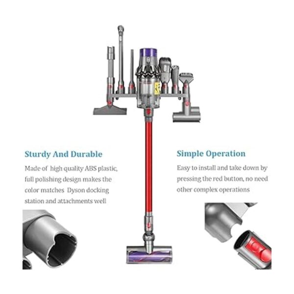 Soporte de accesorios para Dyson V15 V11 V10 V8 V7 Soporte
