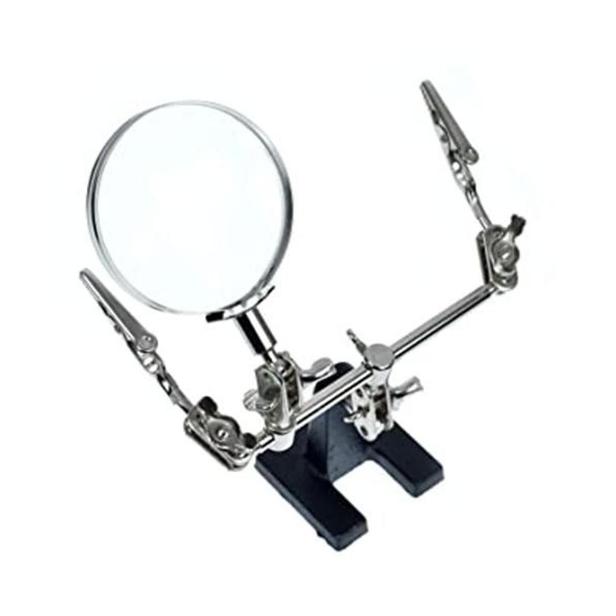 Soporte de abrazadera para lupa de mano de ayuda soporte