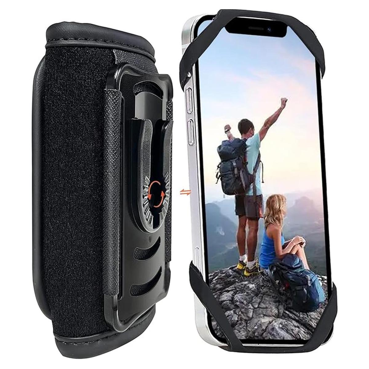 Soporte de abrazadera de mochila para teléfono mochila