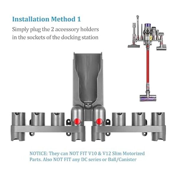 Soporte de accesorios para Dyson V15 V11 V10 V8 V7 Soporte
