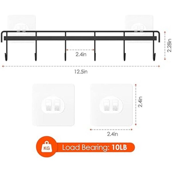 Soporte adhesivo para colgar en la cocina paquete de 2