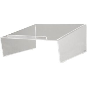 Soporte acrílico Kantek para monitor con almacenamiento de_1