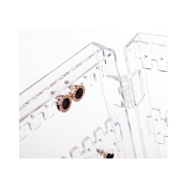 Sooyee Organizador de aretes de 256 agujeros 5 niveles_2