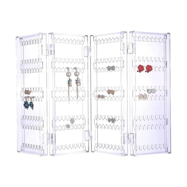 Sooyee Organizador de aretes de 256 agujeros 5 niveles_1