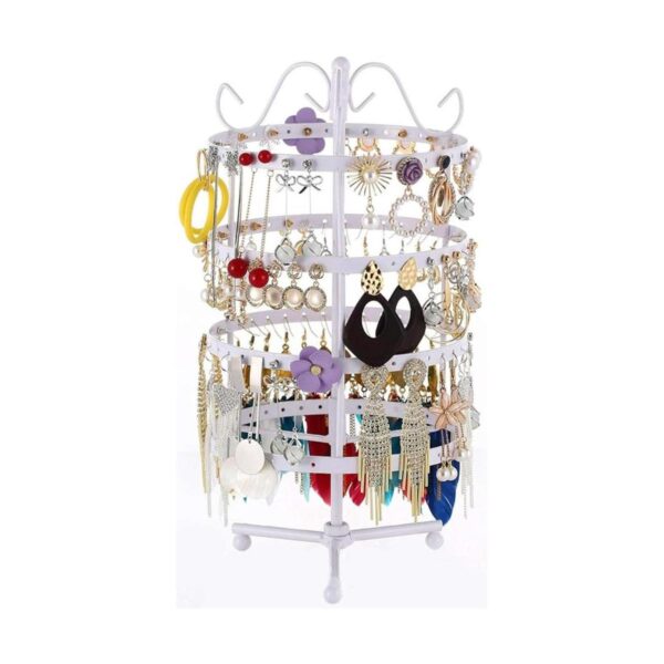 Sooyee Soporte de joyería soporte giratorio de 360_4
