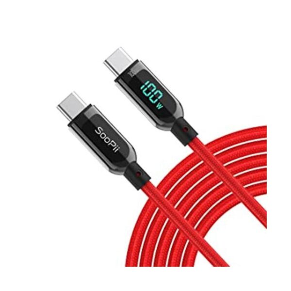 SooPii Cable USB C a USB C cable trenzado de nailon tipo_1