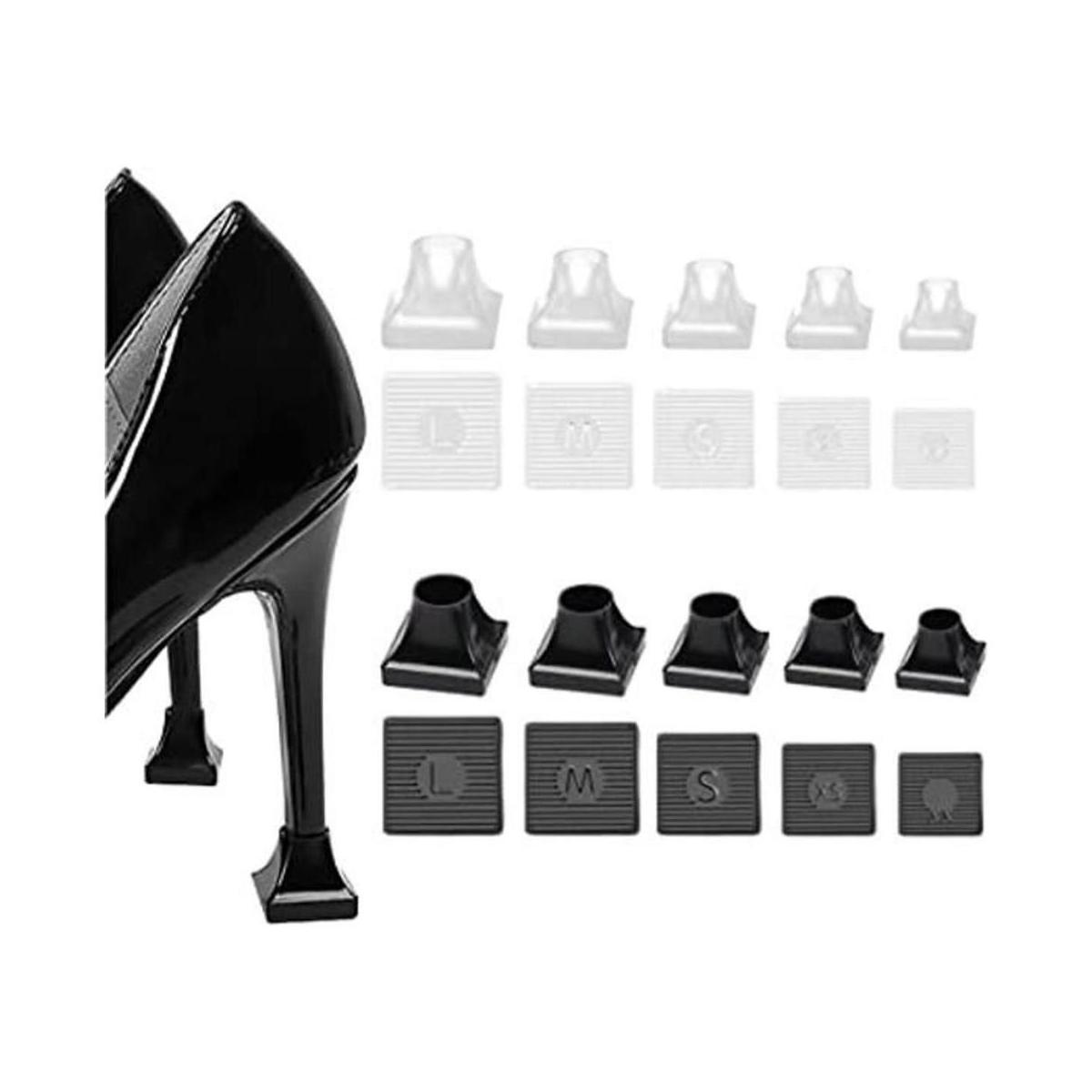 SooGree 10 pares de protectores de tacón alto 5 tamaños