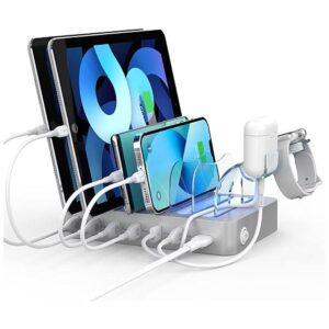 SooPii Organizador de estación de carga USB de 6 puertos_1