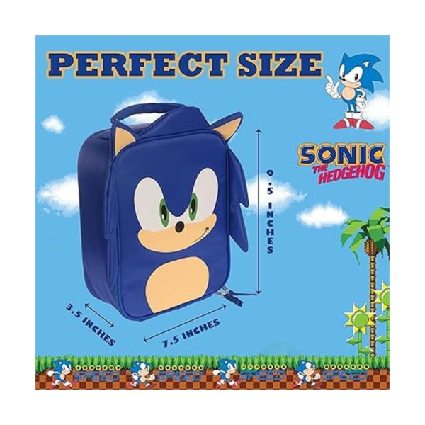 Sonic The Hedgehog Lonchera aislada mini enfriador para_6