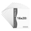 Somime Paquete de 10 tablas de respaldo blancas de 16 x 20_1