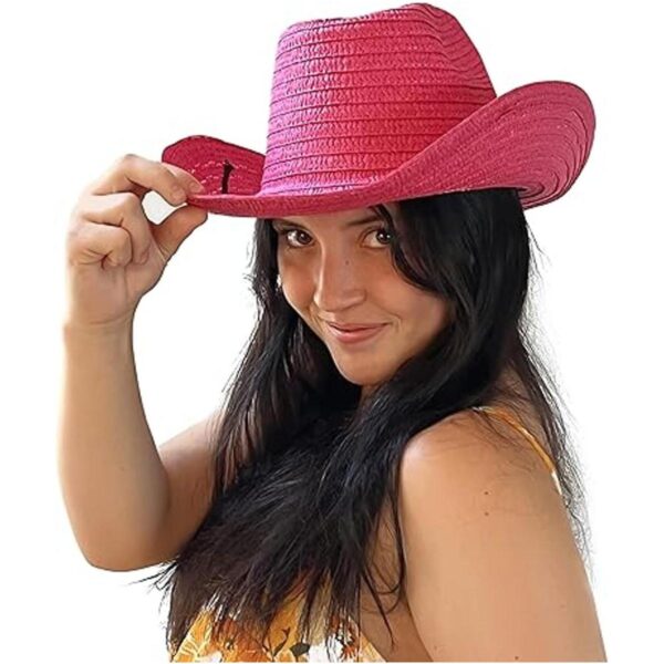 Sombreros coloridos de vaquero de 12 piezas para adultos_2