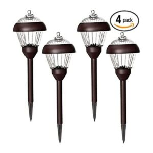 Solpex Paquete de 4 luces solares de camino de alto_1