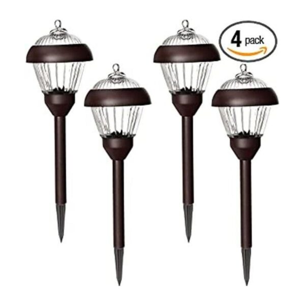 Solpex Paquete de 4 luces solares de camino de alto_1