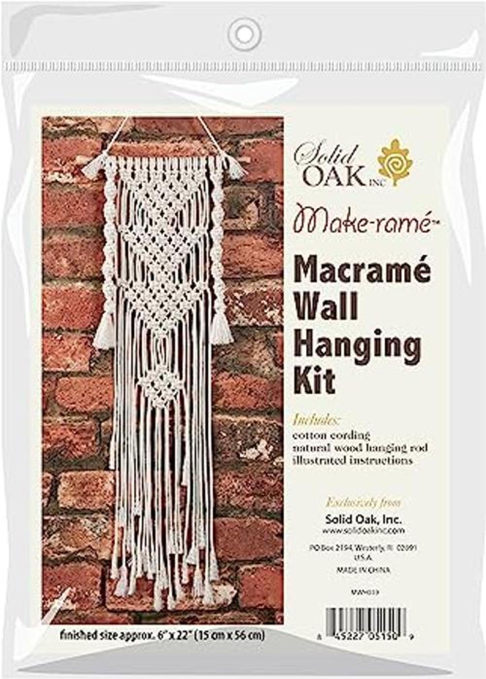 Solid Oak MWH019 Kit de macramé 3 triángulos