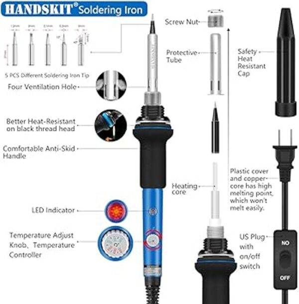 Soldering Iron Herramienta De Soldadura soldador Kit
