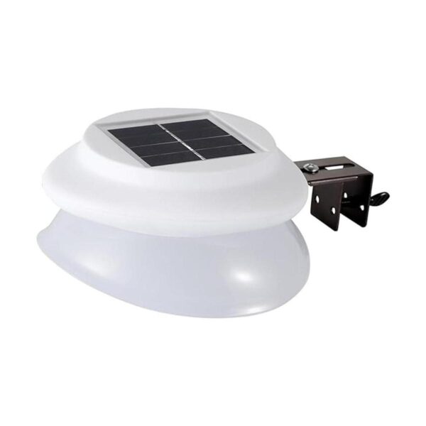 Solar para canalón Super brillante 9 LED Lámpara de valla_1