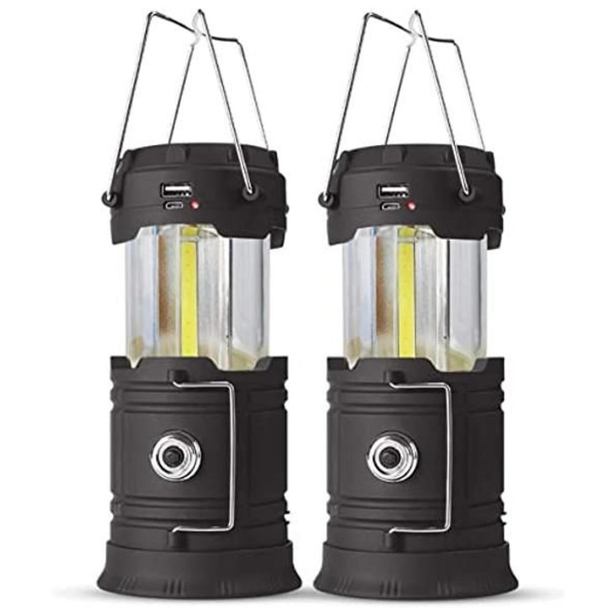 Solar recargable linterna de camping LED kit de