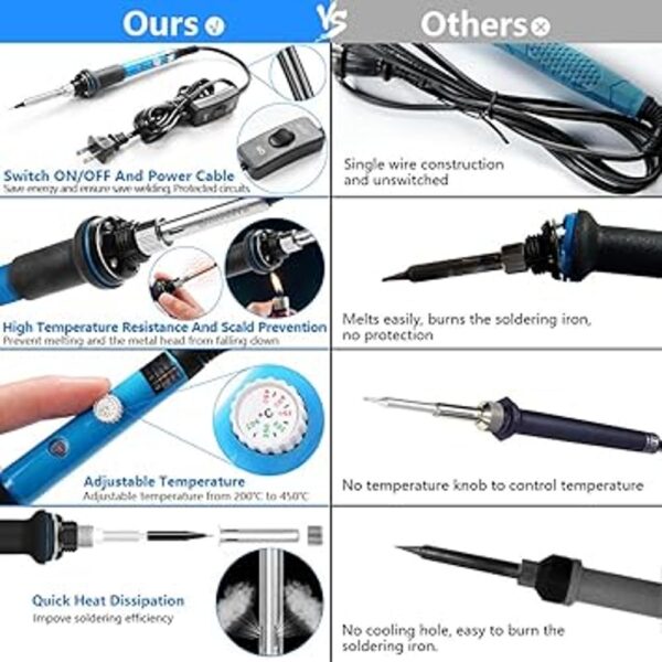 Soldering Iron Herramienta De Soldadura soldador Kit