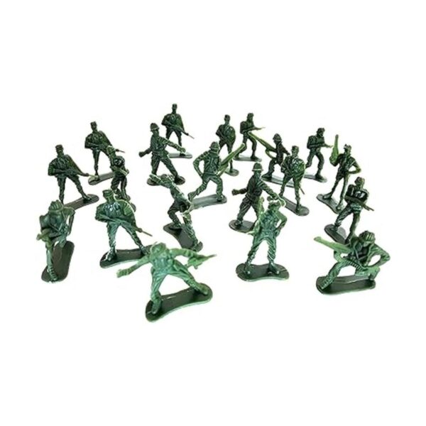 Soldados de juguete clásicos de plástico figuras de_2