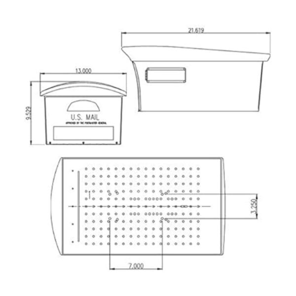 Solar Group RSKB0000 buzón de correo Mailsafe con_5