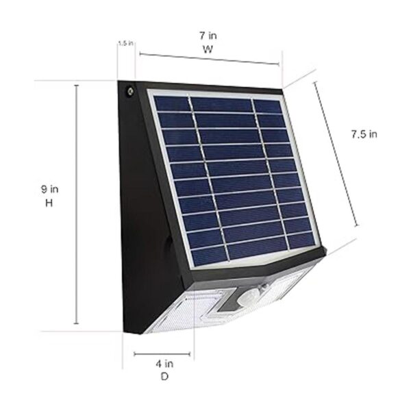 Solar Basics SBG2408 Escalera de pared con luz solar 2
