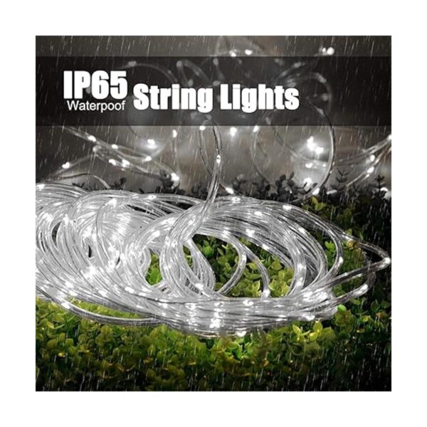 Solar Rope String Lights Outdoor 72Ft 200 Led Waterproof_2