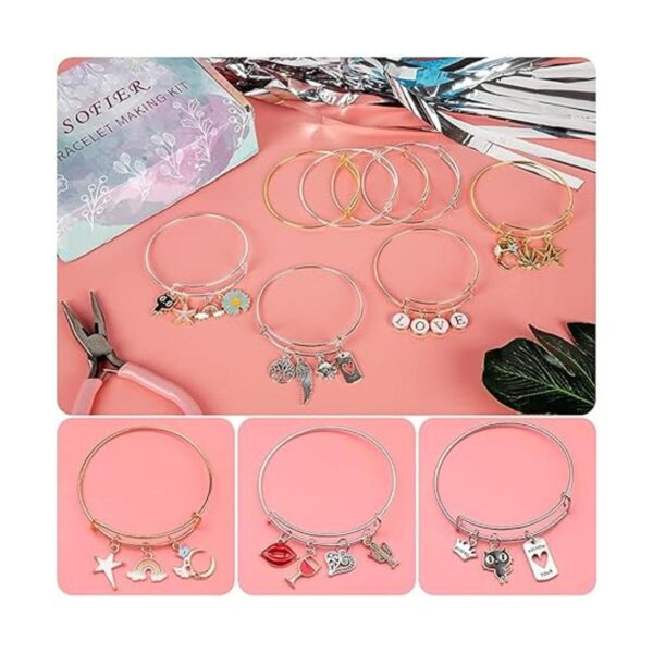 Sofier Kit de fabricación de pulseras de 542 piezas kit_2