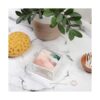 Society6 Ingrid Beddoes Beach Calm caja acrílica 4 x 4 x_3