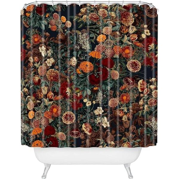 Society6 Burcu Korkmazyurek Exotic Garden Cortina de_1