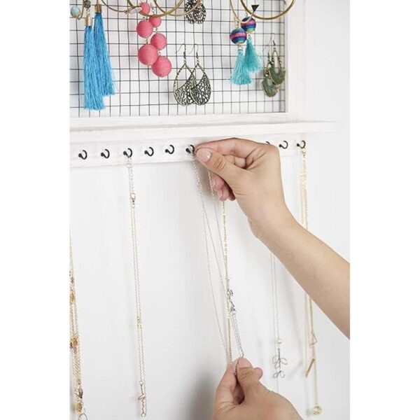 SoCal Buttercup Organizador de joyas con barra para