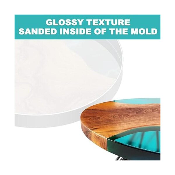 Sntieecr Moldes de mesa de resina de 24 pulgadas molde de_3