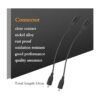 Snsnlent 5 adaptadores de conector hembra a micro USB_3