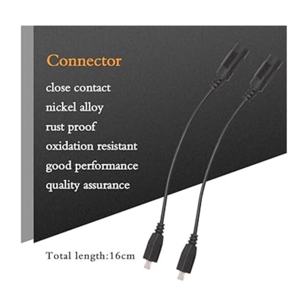 Snsnlent 5 adaptadores de conector hembra a micro USB_3