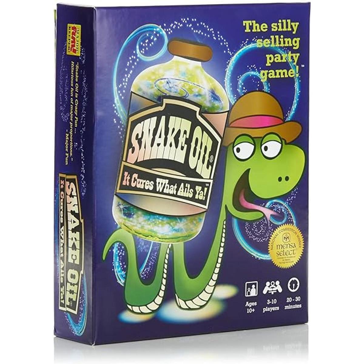 Snake Oil El juego de fiesta de ventas tontas Divertida