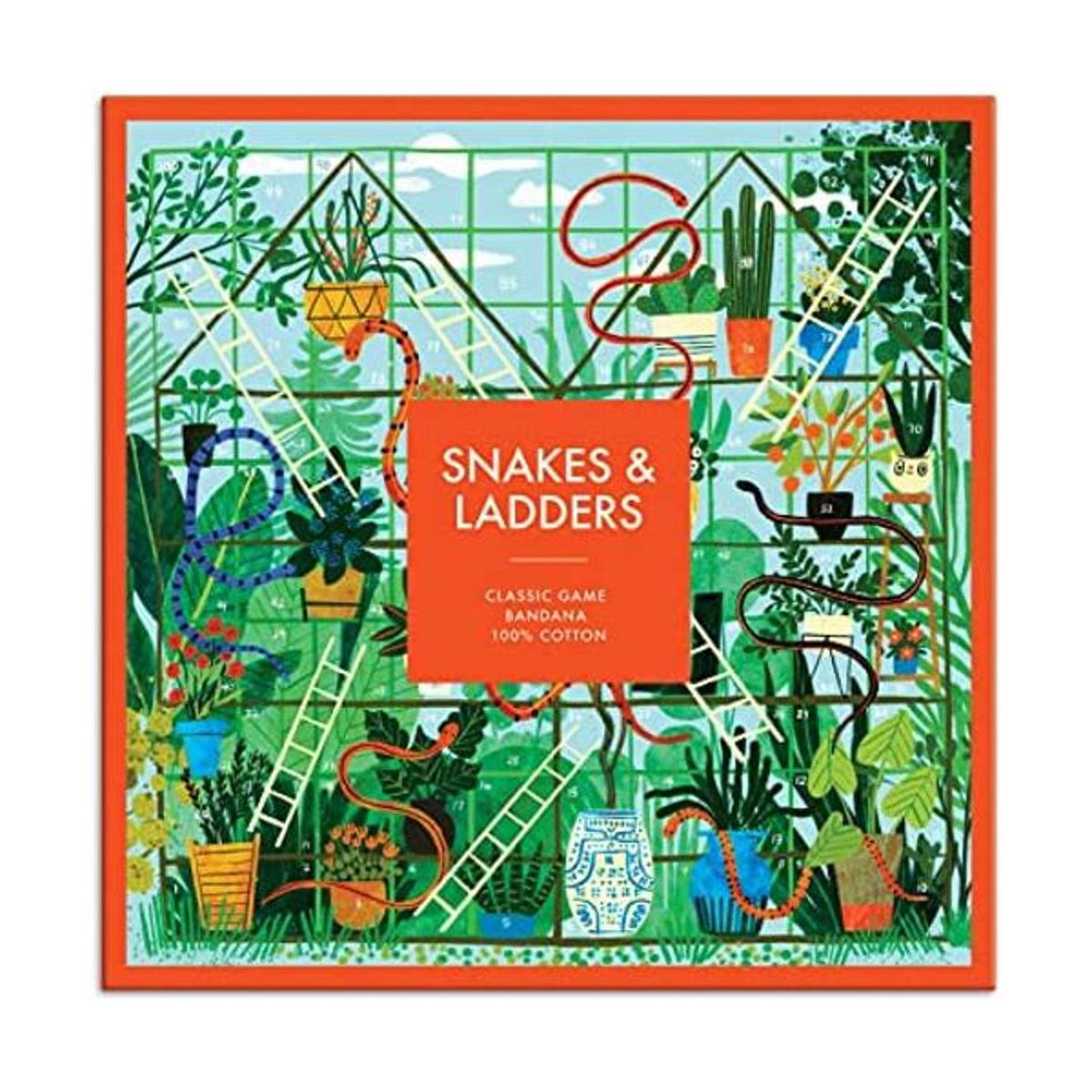 Snakes Ladders Classic Game Bandana
