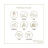 Smyrna Turkish Cotton Toallas de baño versátiles para