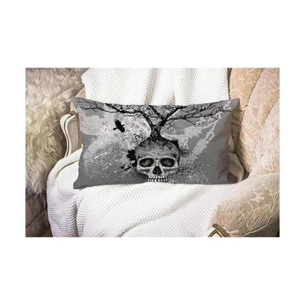 Smooffly Funda de almohada lumbar con diseño de águila_2