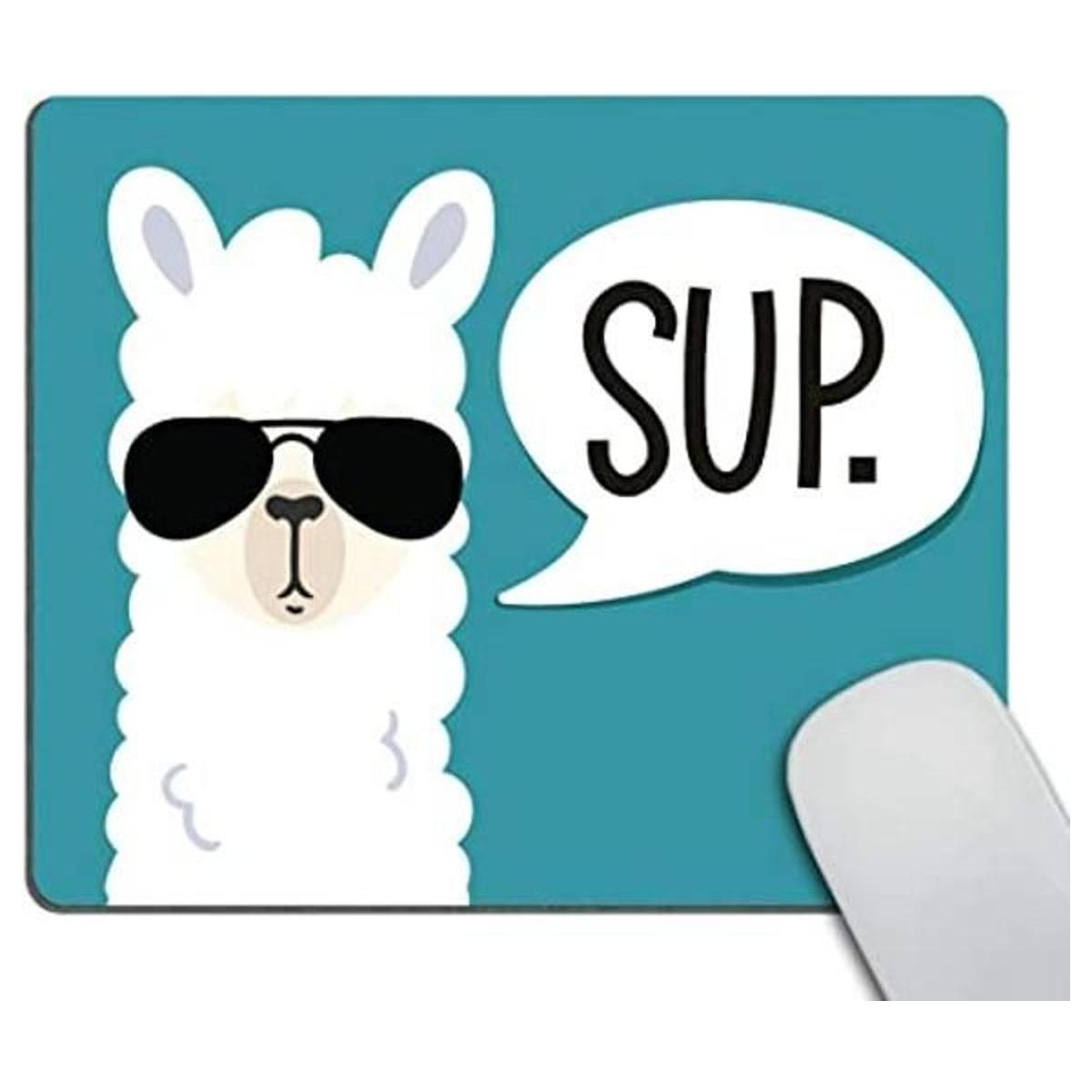 Smooffly Funny Llama Alfombrilla de ratón para ordenador
