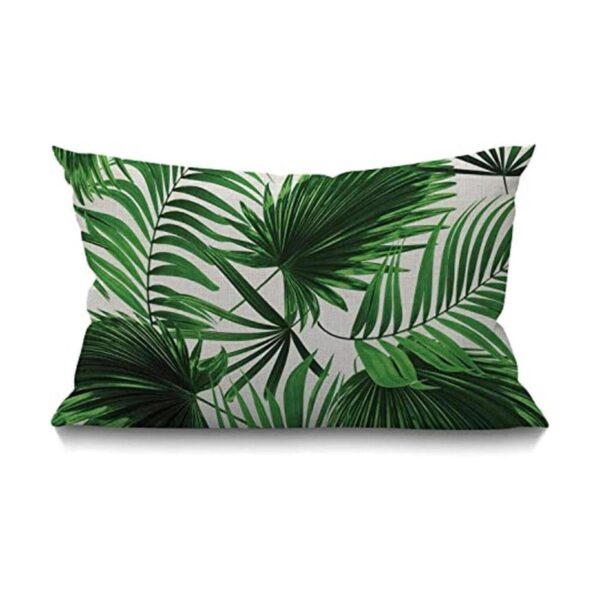 Smooffly Palm Tree Farmhouse Funda de almohada_1